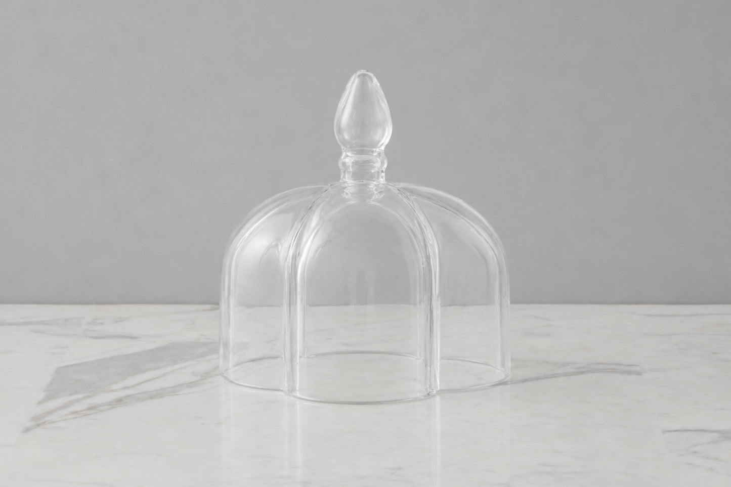 Glass Quatrefoil Dome
