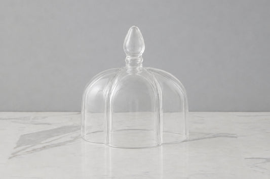 Glass Quatrefoil Dome
