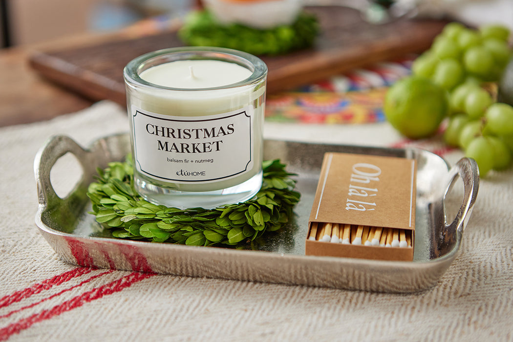 Christmas Market, Balsam Fir and Nutmeg Candle