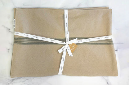 Rectangle Placemats, Vintage Spruce Green Stripe, Set of 4