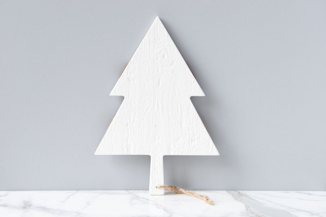 White Mod Tree Charcuterie Board, Small