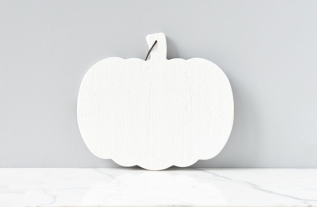 White Mod Pumpkin Charcuterie Board, Small