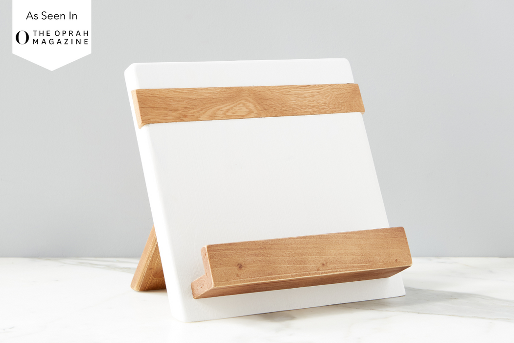 White Mod iPad / Cookbook Holder