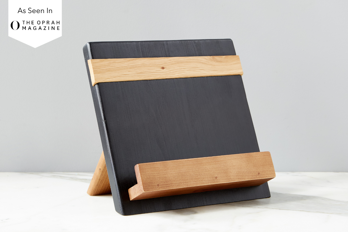 Modern iPad / Cookbook Holder, Black