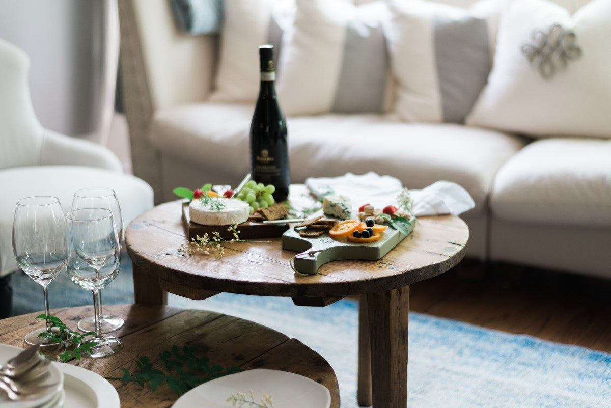 Found Accent Table, Round