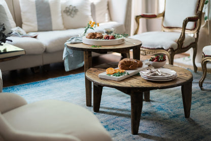 Found Accent Table, Round