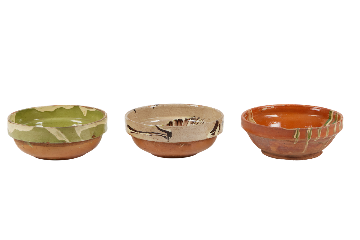 Found Decorative Terracotta Bowl, Assorted