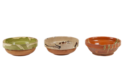 Found Decorative Terracotta Bowl, Assorted