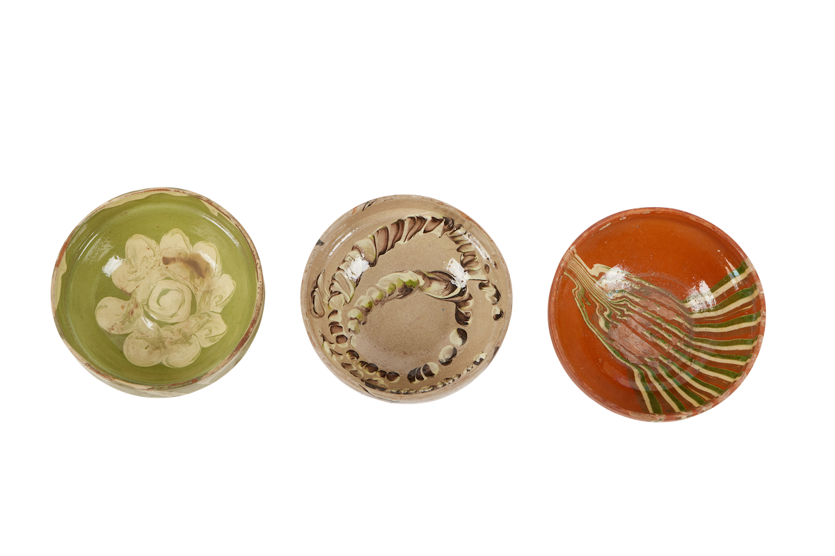 Found Decorative Terracotta Bowl, Assorted