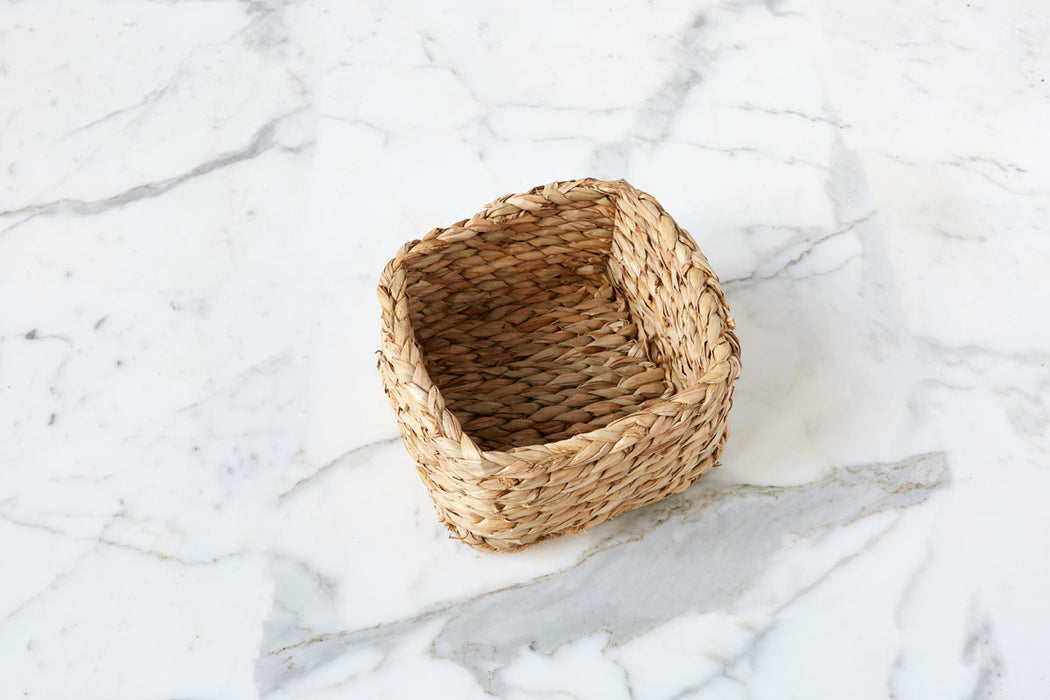 Rush Square Napkin Basket
