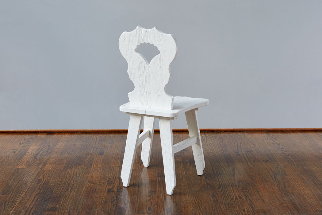 Tyrolean Chair, White Shell