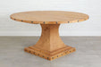 Camelot Pedestal Round Table Natural