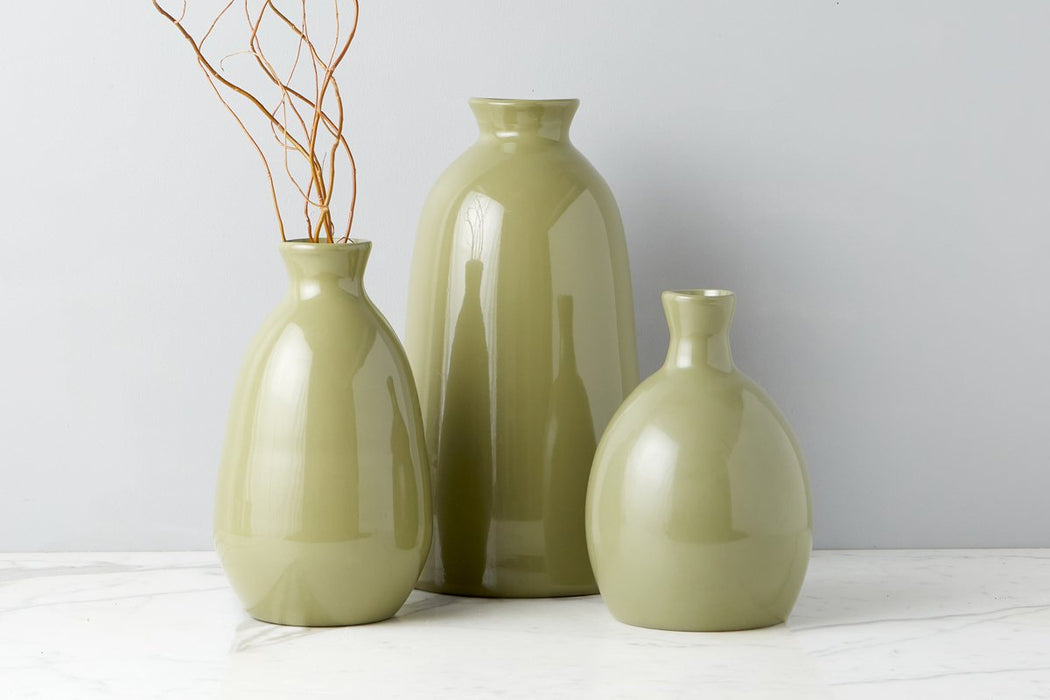 etúHOME Sage Artisanal Vase, Large -2