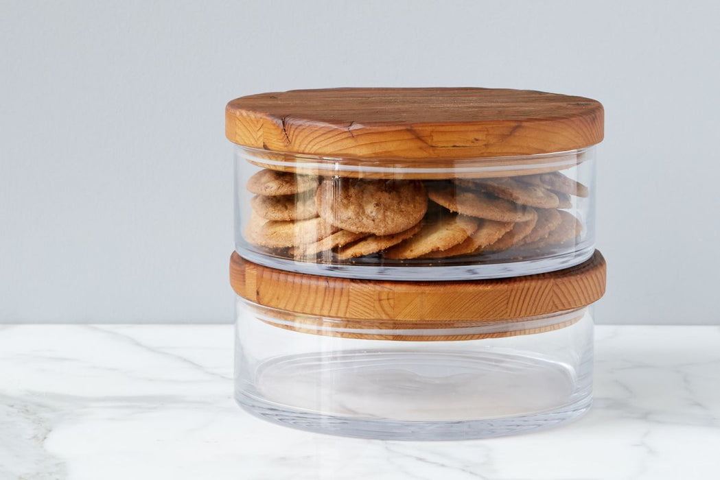 Classic Wood Top Canister, Large