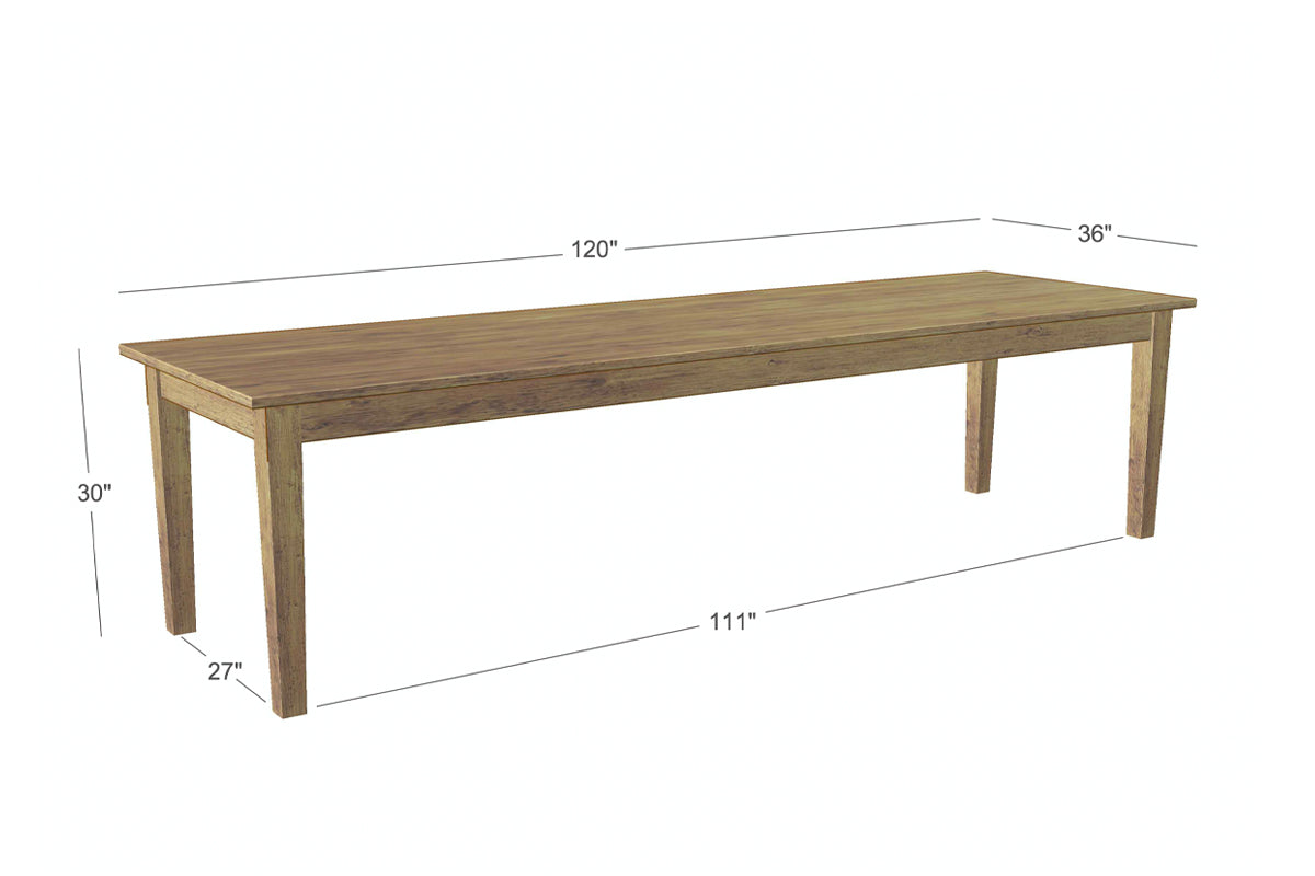 Provence Farm Table, White