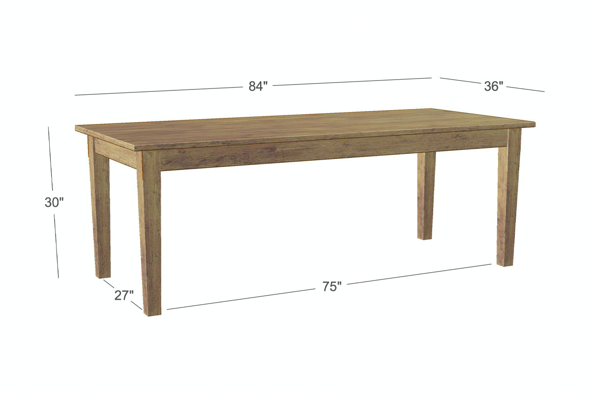 Provence Farm Table, White