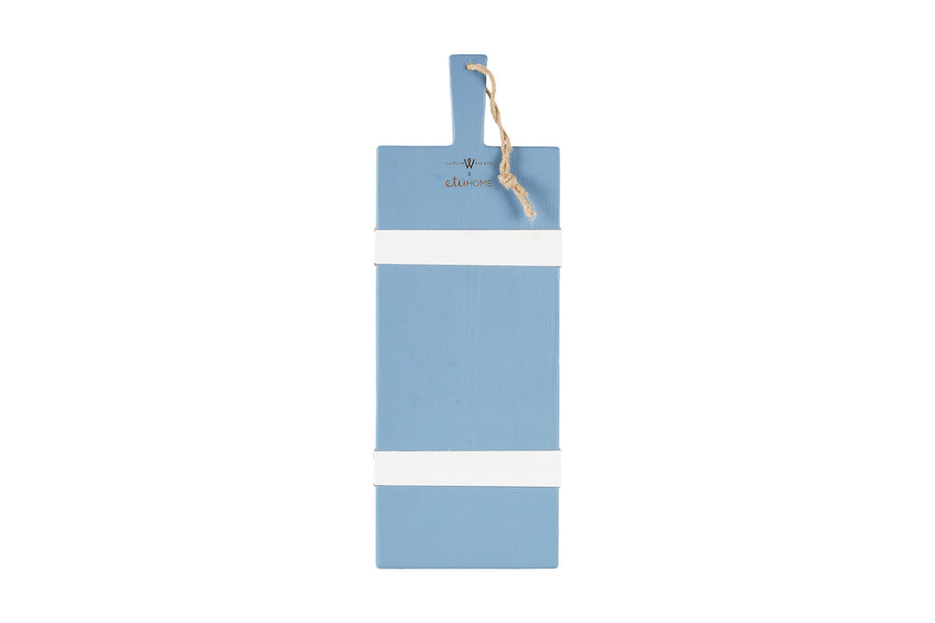 Caitlin Wilson French Blue/White Rectangle Mod Charcuterie Board, Small