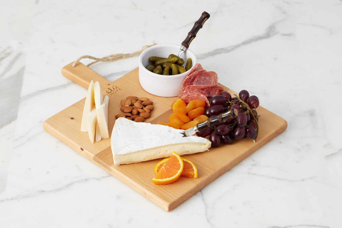 Square Pine Charcuterie Board, Small