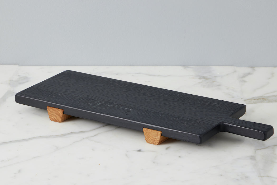 Black Rectangle Elevated Charcuterie Board, Small