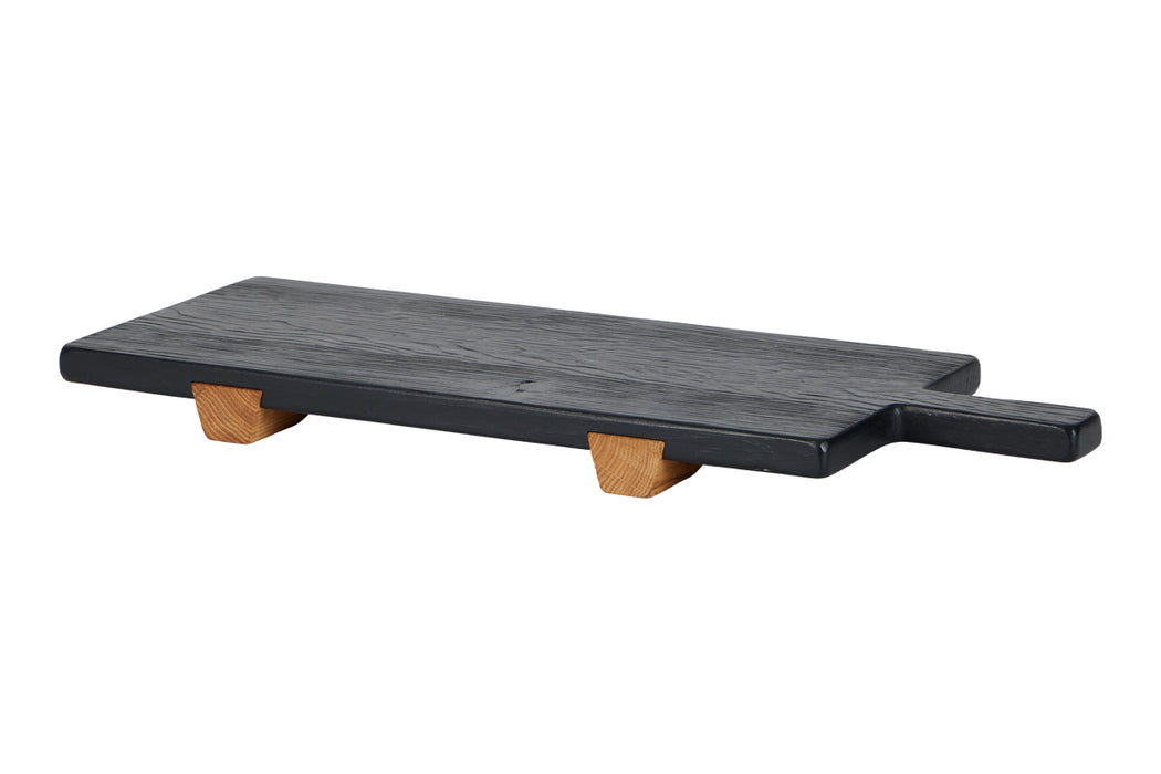 Black Rectangle Elevated Charcuterie Board, Small